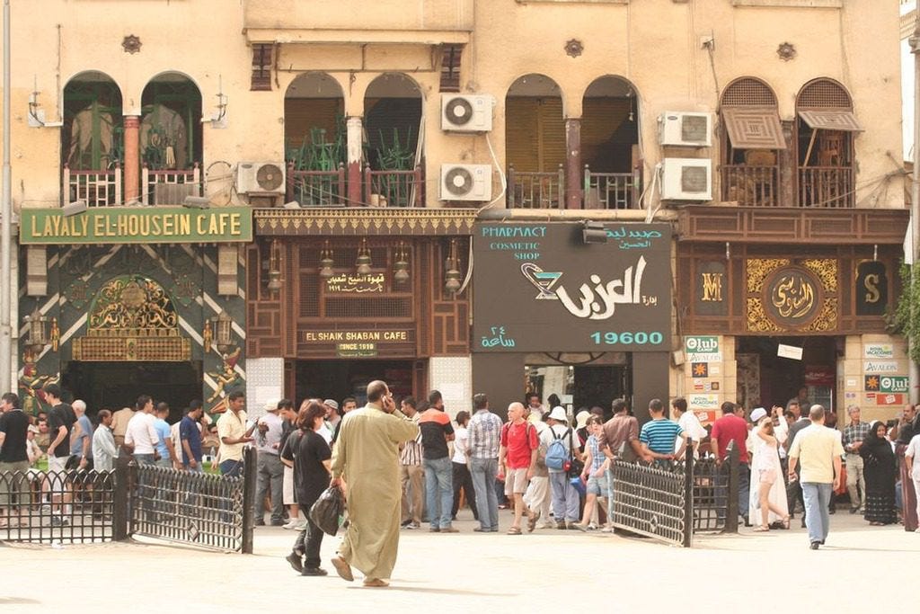 Khan El Khalili market in Cairo