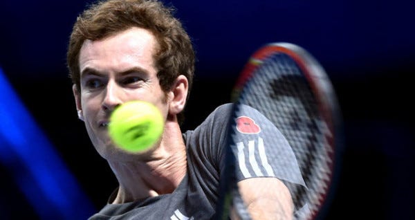 andy murray taking on kei nishikori 2015 madrid open