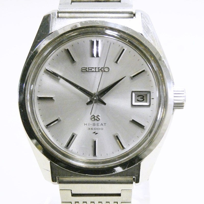 ■ SEIKO セイコー GS グランドセイコー HI-BEAT36000 4522-8000 手巻き メンズ 腕時計 メダリオン