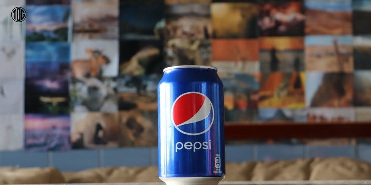 A Bottle of the classic Pepsi