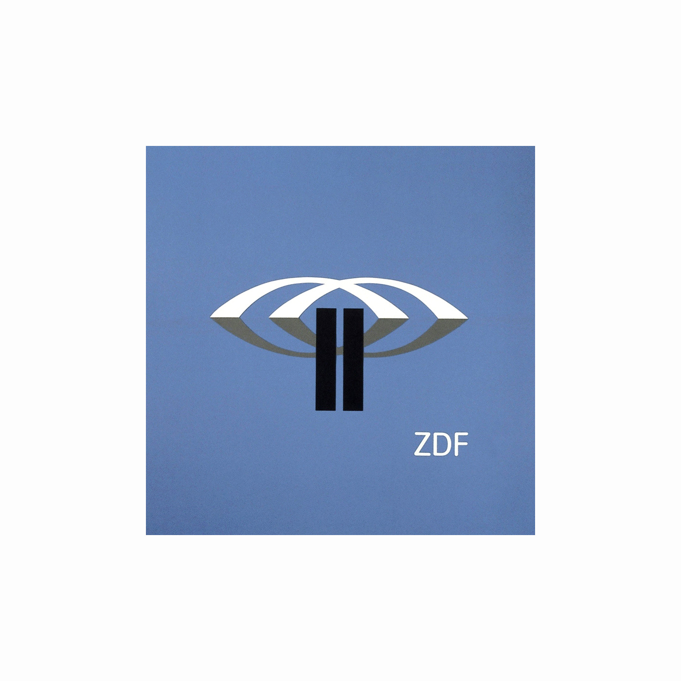 W. Hörnig's 1963 logo for ZDF, repurposed by Otl Aicher 1973