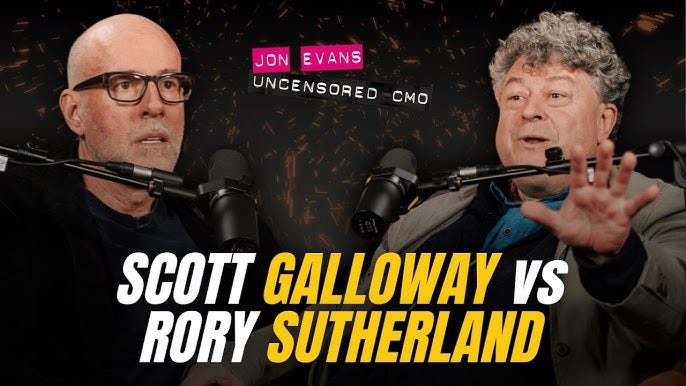 Scott Galloway vs Rory Sutherland - is the era of brand over? - YouTube