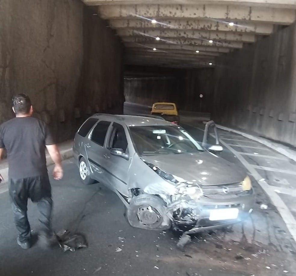 Homem morre após passar mal em túnel de Jundiaí (SP) — Foto: Departamento de Trânsito de Jundiaí/Divulgação