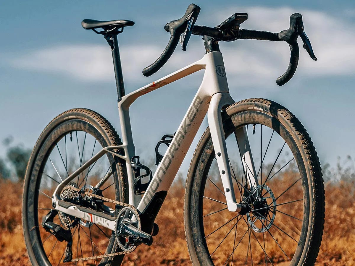 all-new Mondraker Arid carbon gravel bike, up close