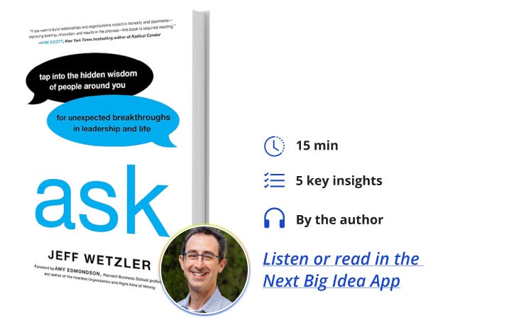 Ask Jeff Wetzler Next Big Idea Club