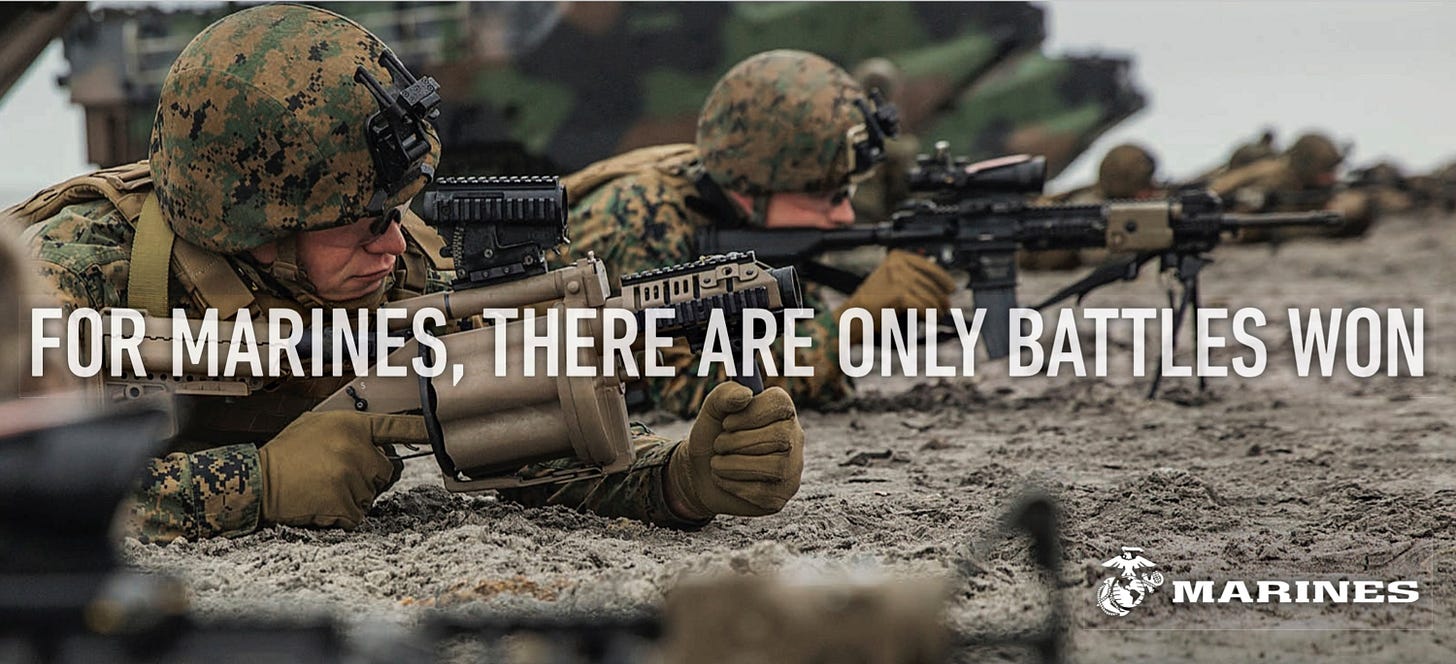 New recruitment ads stress Marines as good citizens