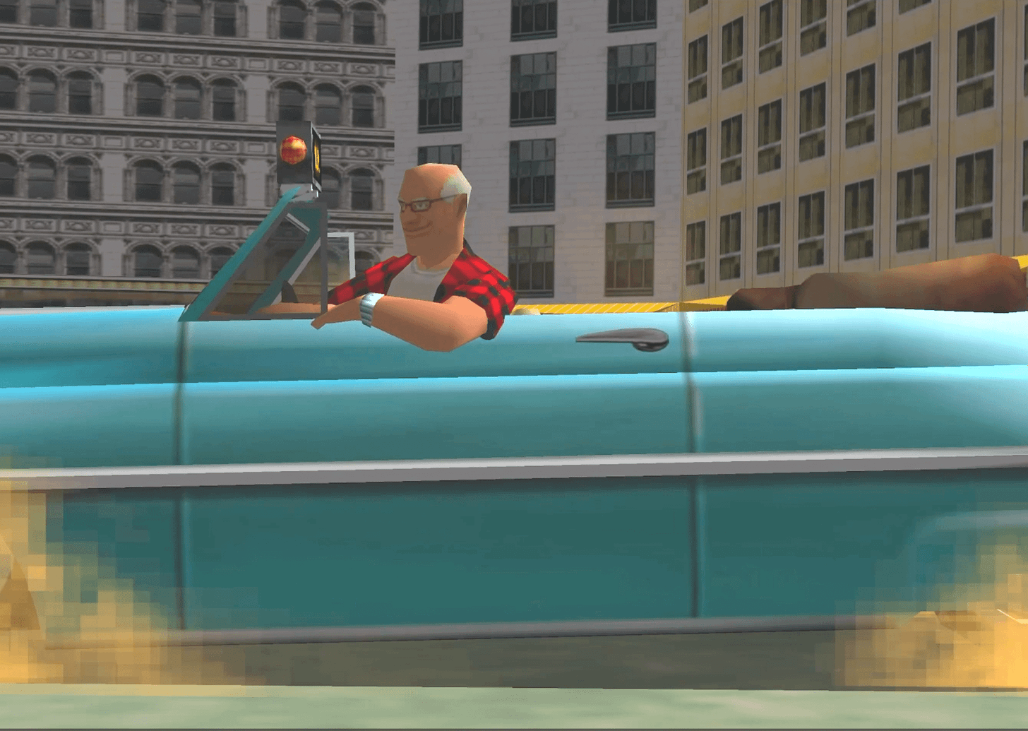 Walz in Crazy Taxi