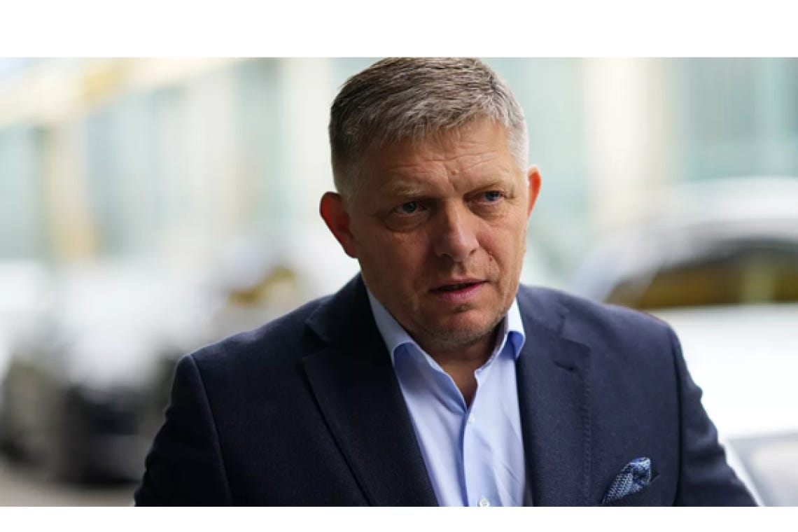 Slovakian PM Robert Fico Receives Threat: Bullet Delivered to His Office This morning