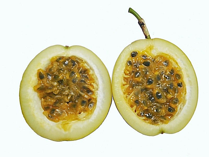 File:Passiflora edulis fruit on white backgroung.jpg