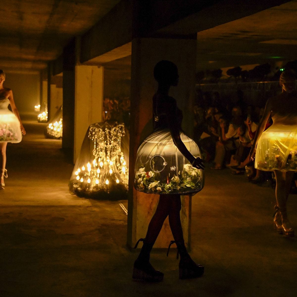 Undercover Created Terrarium Dresses With Live Butterflies