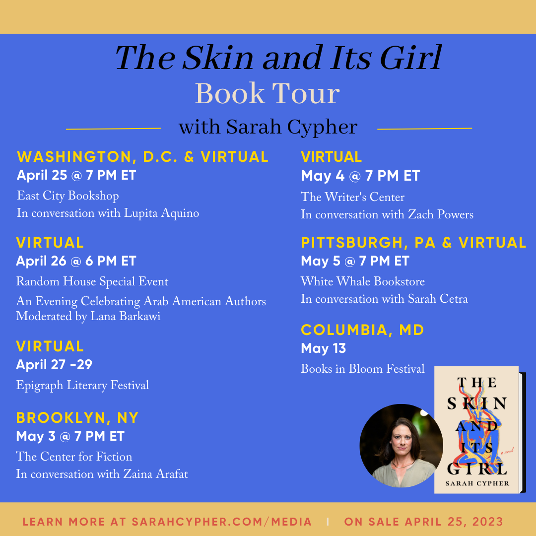 I'd love to see you at an event: DC, Brooklyn, Pittsburgh, and Columbia, MD, plus virtual events!