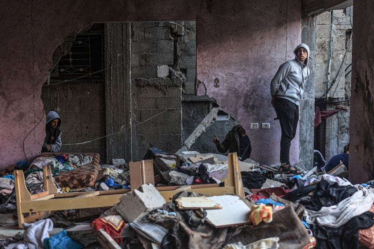 Israeli bombardment in Rafah Israeli bombardment in Rafah