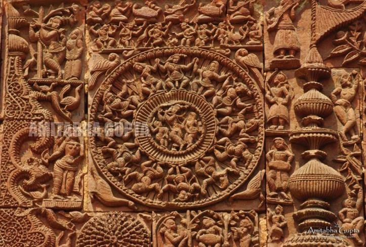 Terracotta Panel showing Raschakra
