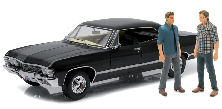 supernatural 1967 chevy impala baby model with dean sam winchester hot holiday toys