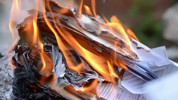 How To Burn Paper Documents at Home - Hambly Screen Prints