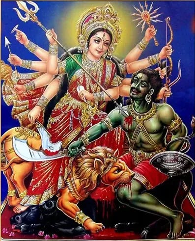 Mahishasura Mardini/DURGA MAA PHOTO FRAME | DURGA MAA PAINTING | DURGA MAA  PHOTO FRAME FOR