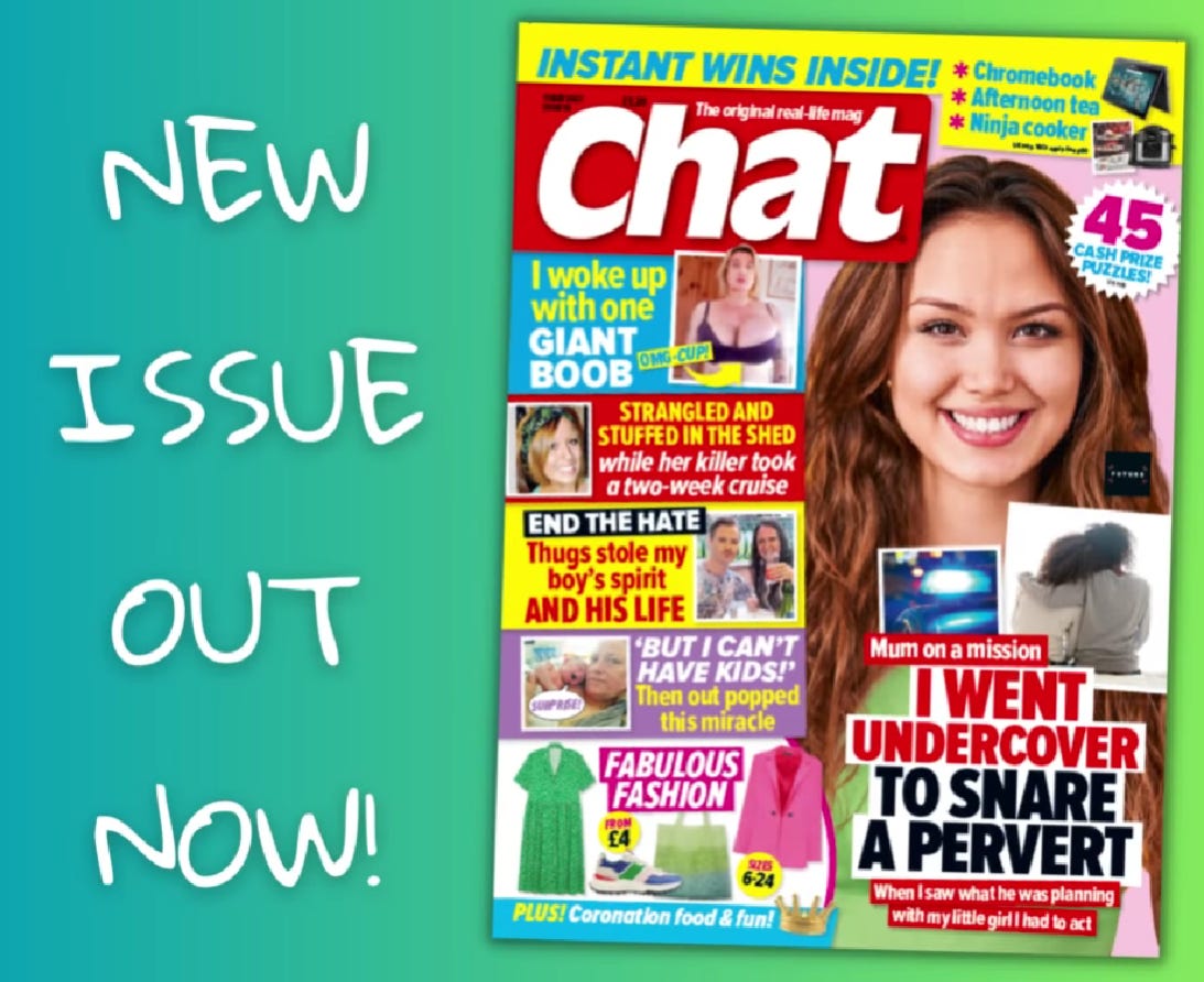 Chat magazine - more of the the same!!!