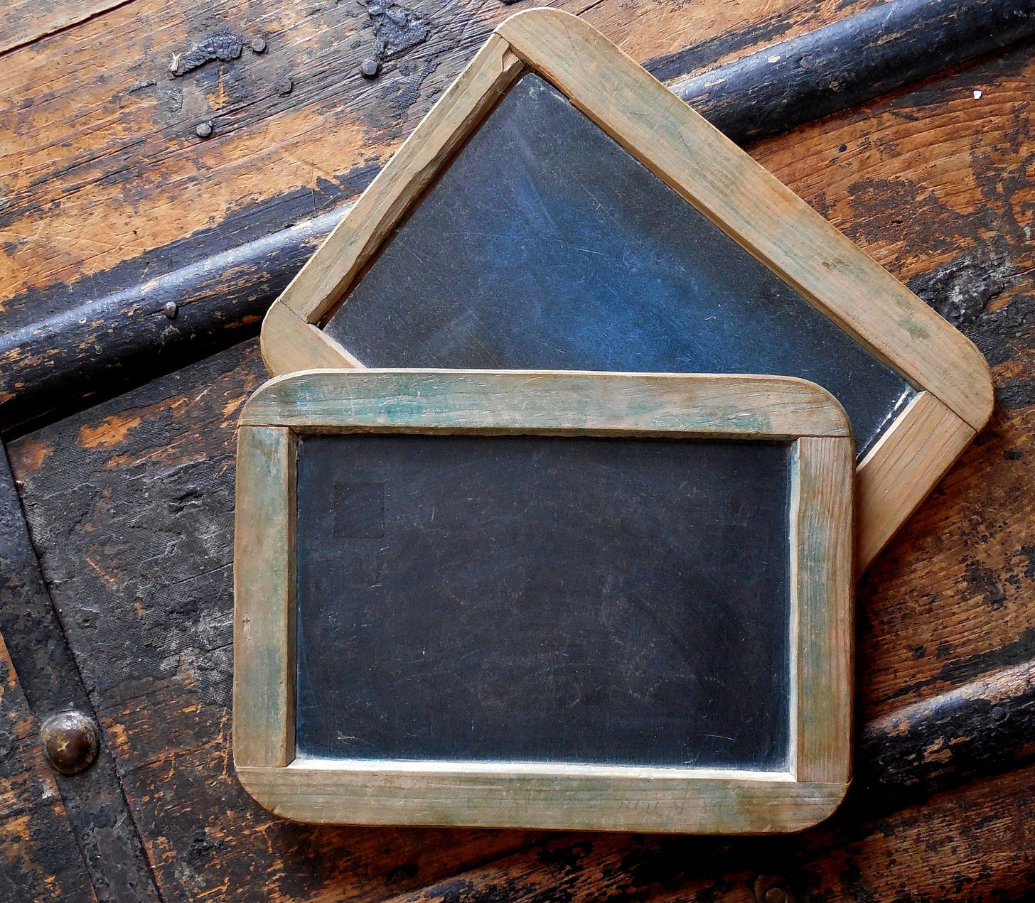 Old school room slates real slate vintage student chalkboard | Etsy
