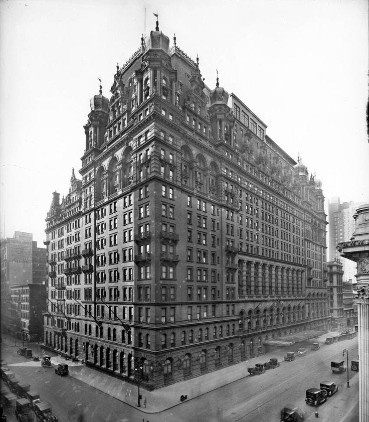 New York Waldorf-Astoria Hotel 1897 Custom Framed FREE SHIPPING | eBay