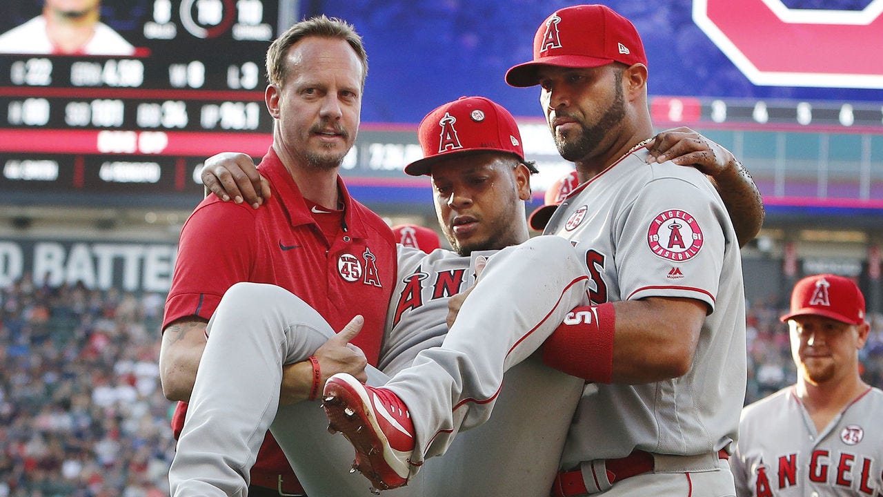 Angels' Pena out for season with torn ACL | theScore.com