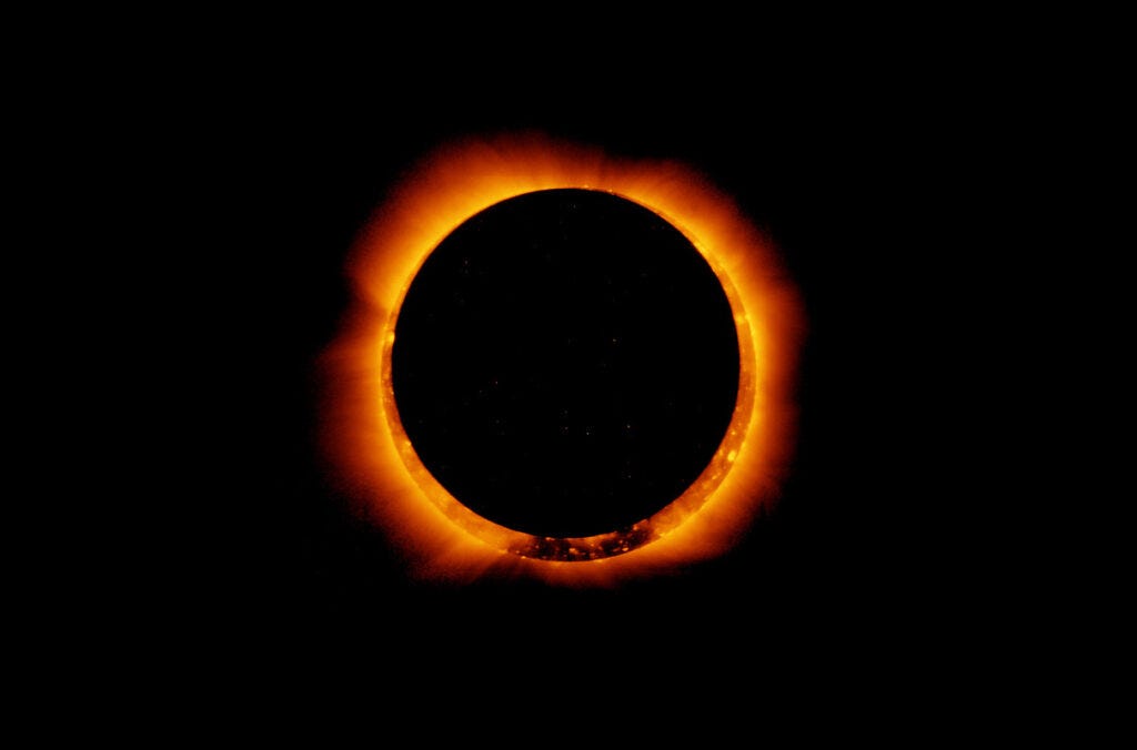 An annular solar eclipse.