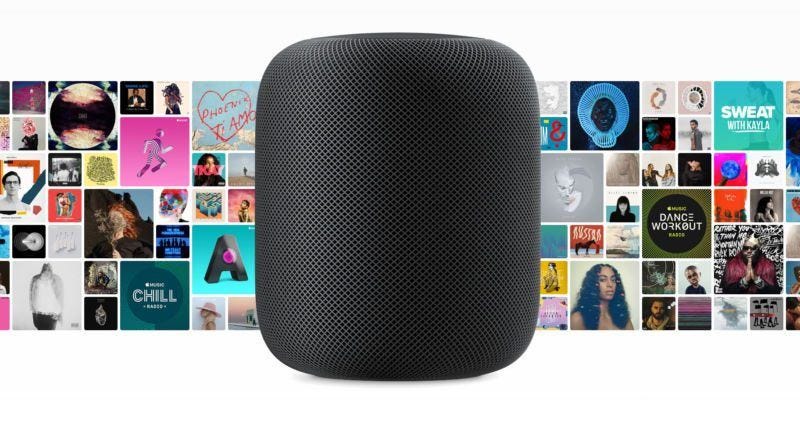 apple pushes into amazon and google territory with homepod 2017 images