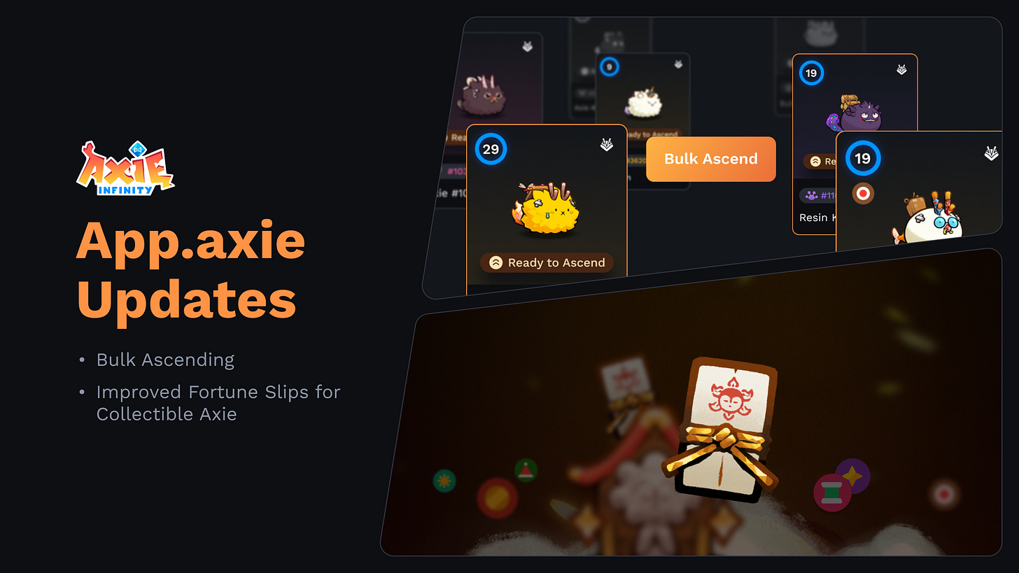 New App.axie Updates are LIVE!