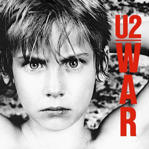 Rock Album Artwork: U2 - War