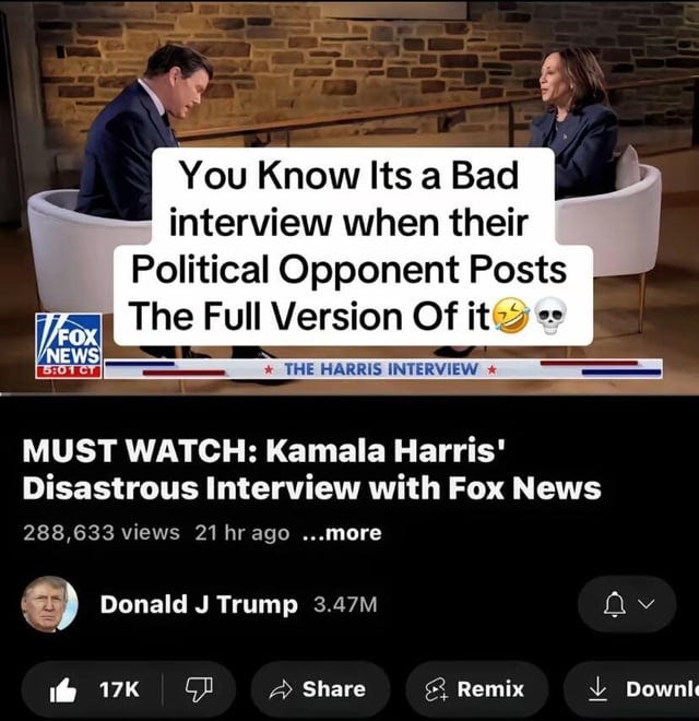 r/ConservativeMemes - Times are tough for Kamala Harris 