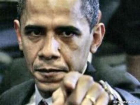 Obama pointing - Meme Generator