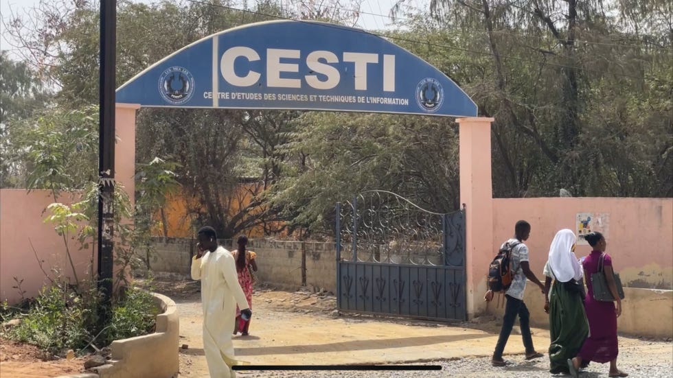 Students are coming back to Cheikh Anta Diop University this Monday 26 February 2024 in Dakar, Senegal, as it slowly reopens after months with no in-person classes.