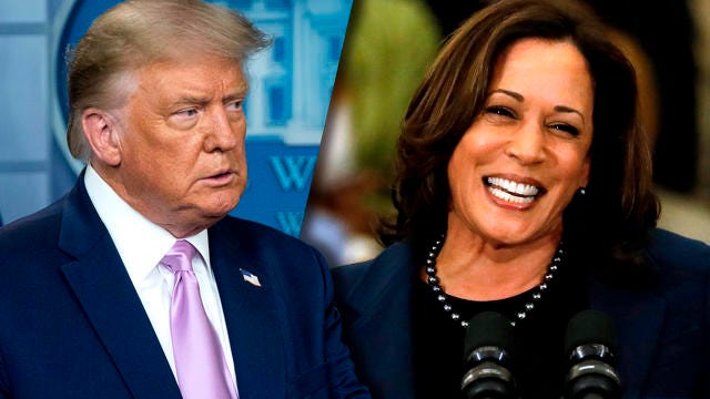 President Trump blasts 'nasty' Kamala Harris