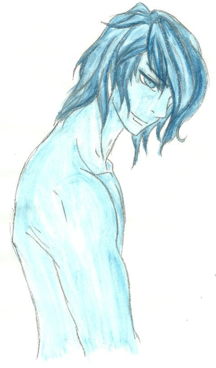 Blue, character by Shimaira, art by Alshe