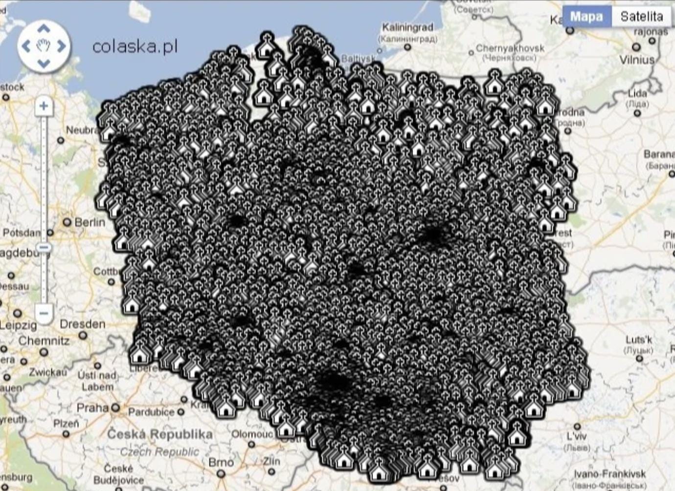 A map with many black dots

Description automatically generated