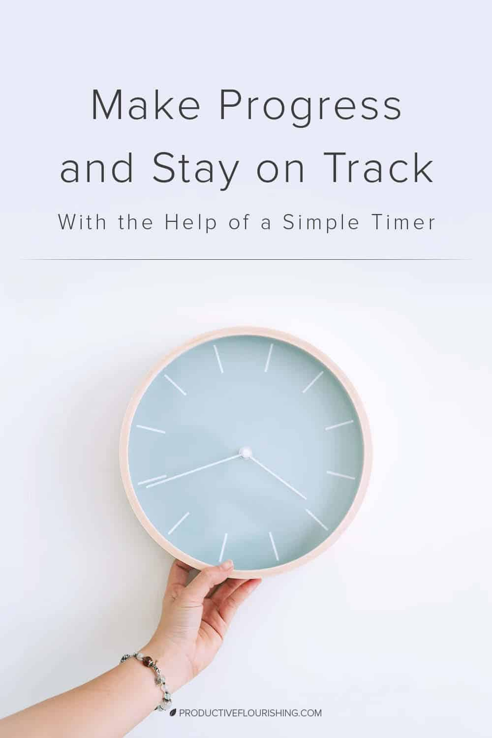 Losing focus is not a character flaw or an insurmountable roadblock. The timer trick is just one strategy that happened to be a key solution for me as it allowed and allows me to focus on the task at hand and persist through the resistance, self-criticism, and doubts. #productivitytips #timemanagement #productiveflourishing