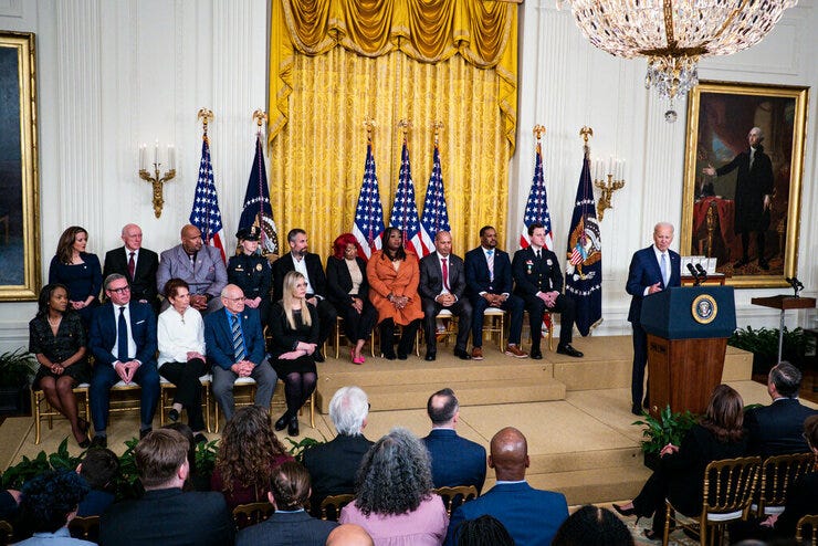 Yesterday, the Presidential Citizens Medal winners with President Biden at the White House.
