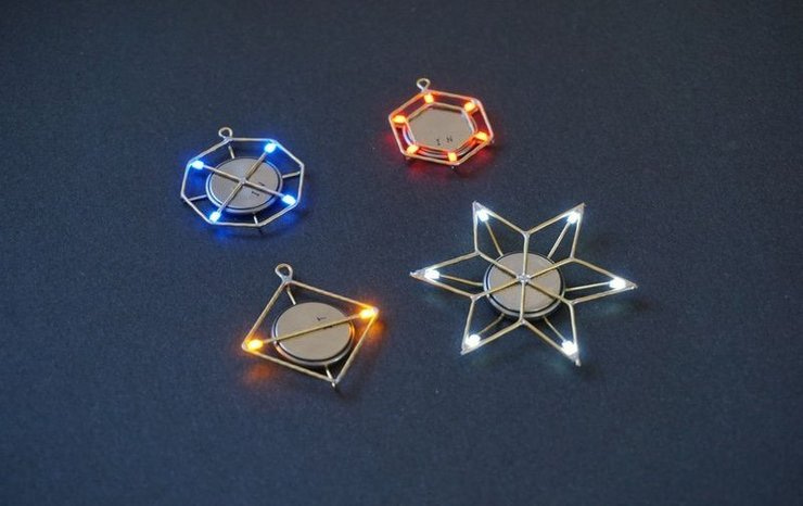 Learn free-form while making this lovely LED jewelry