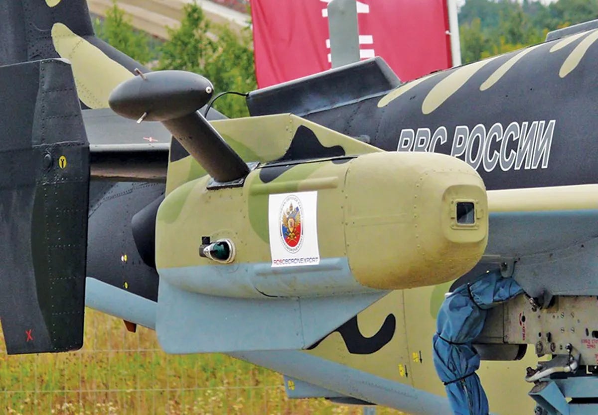 The Vitebsk personal electronic protection complex is being installed on Russian helicopters to protect them from Ukrainian MANPADS.  "Vitebsk" works on chips of Japanese Murata and American Texas Instruments