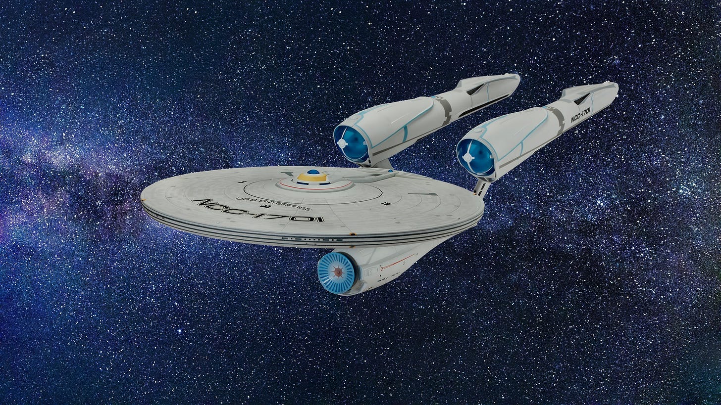 Image of the starship Enterprise