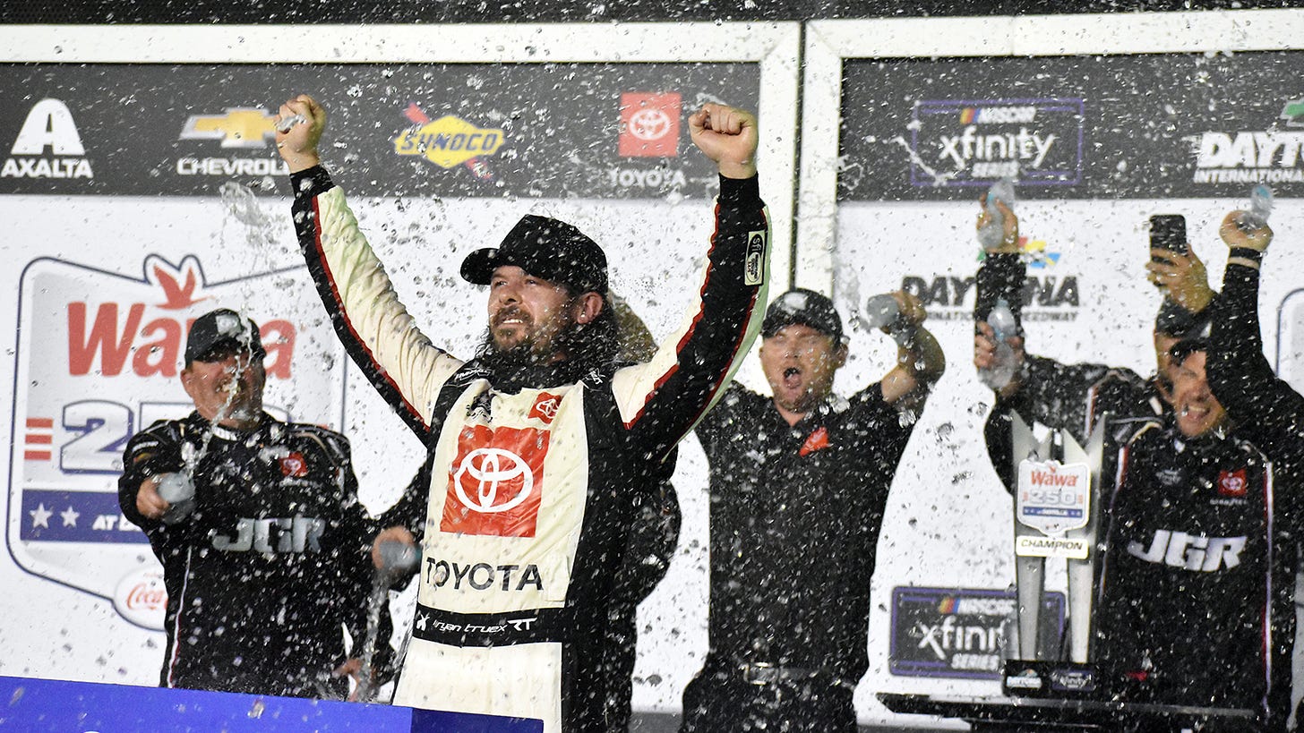 Ryan Truex wins Wawa 250 at Daytona NASCAR Xfinity Series post-race inspection