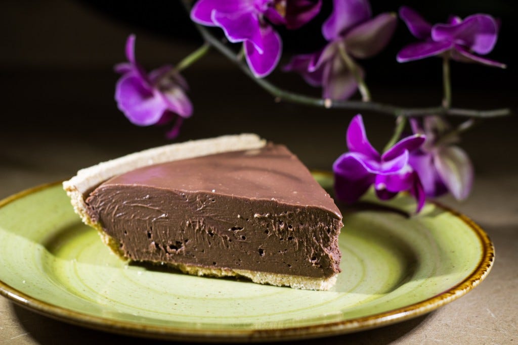 Chocolate silk pie