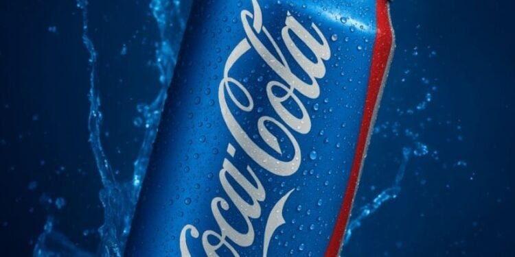 Brasil é o único país a ter uma Coca-Cola azul