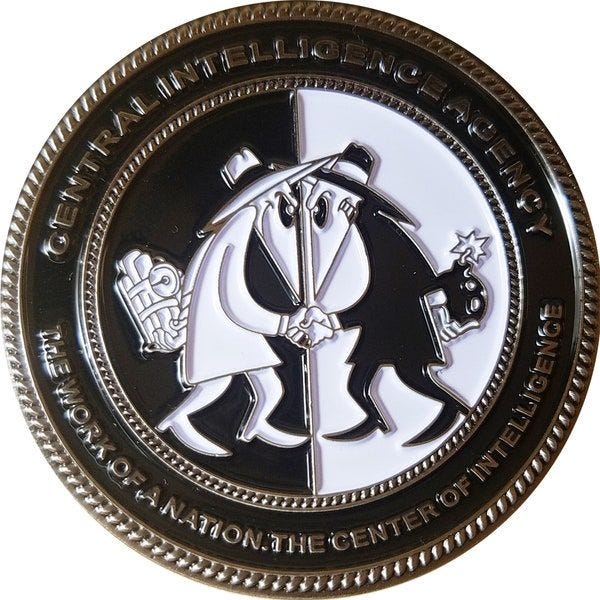 CIA Spy vs Spy Central Intelligence Agency Work of a Nation Challenge Coin 40