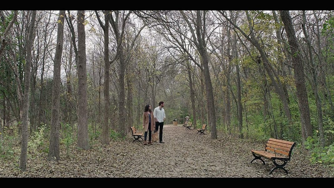 Julia and Cordell Walker in part looking around to cruise with some hot men.