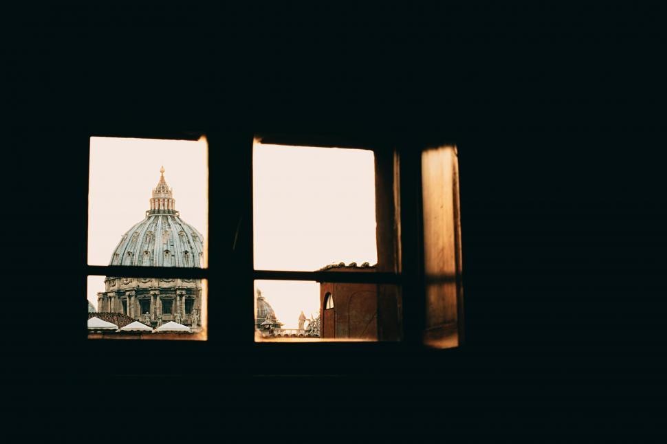 Free Stock Photo of Window view of Saint Peter s Basilica | Download Free  Images and Free Illustrations