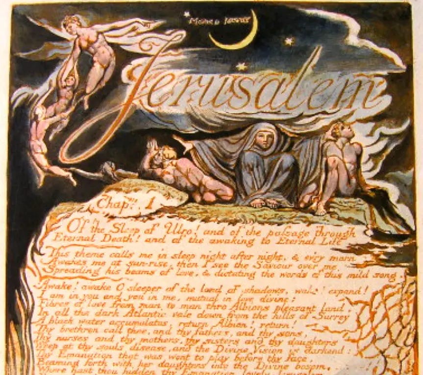Jerusalem by William Blake Summary and Analysis