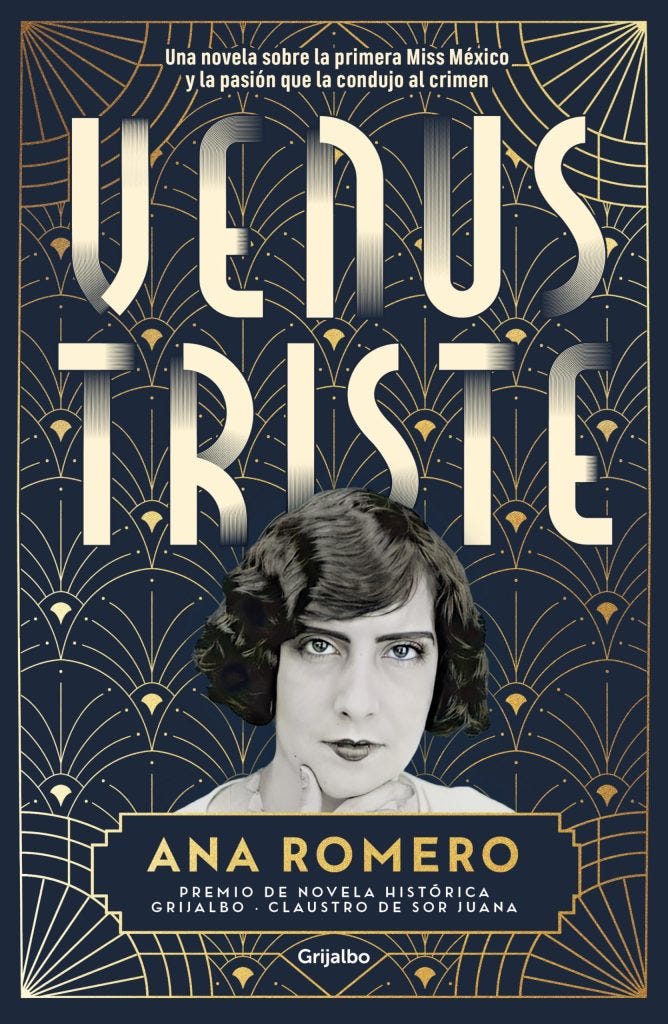 Portada de la novela histórica Venus triste, de Ana Romero (Grijalbo, 2023).