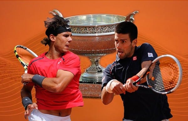 rafael nadal vs novak djokovic french open 2015