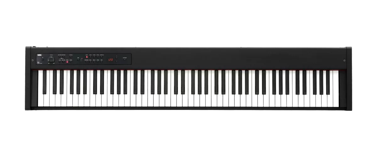 korg d1 top down black