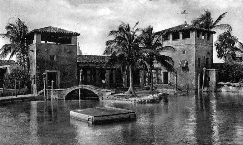 Postcard of Venetian Pool.